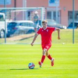 Pierrick Moulin en action lors du match amical remporté 2-0 par le FC Sion samedi au Bouveret.